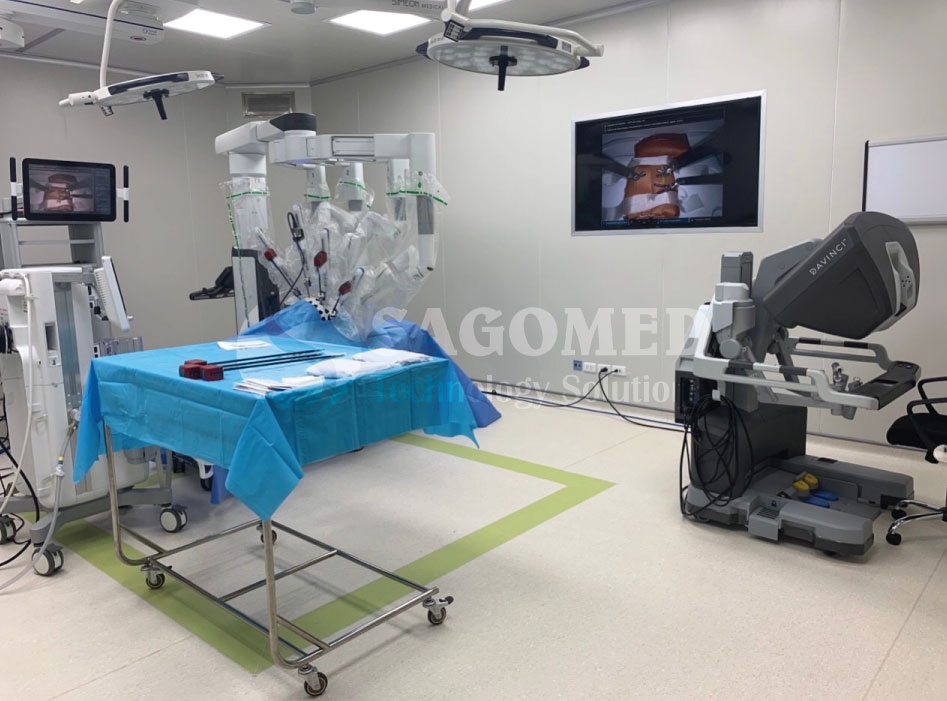 Phòng mổ Robot tại Bệnh viện K Tân triều Hà Nội