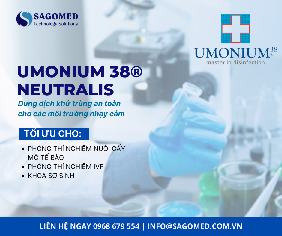 Umonium 38® Neutralis: Giải pháp khử trùng tối ưu cho Phòng thí nghiệm Nuôi cấy mô tế bào thực vật