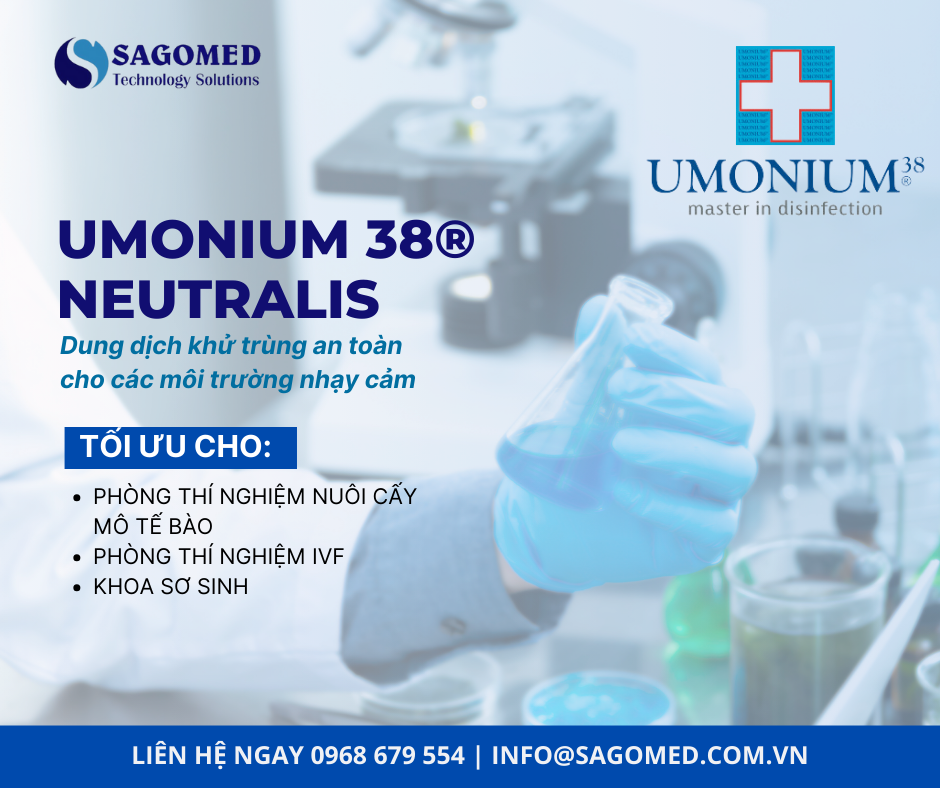 UMONIUM 38® NEUTRALIS: GIẢI PHÁP KHỬ TRÙNG TỐI ƯU CHO PHÒNG THÍ NGHIỆM NUÔI CẤY MÔ TẾ BÀO THỰC VẬT!