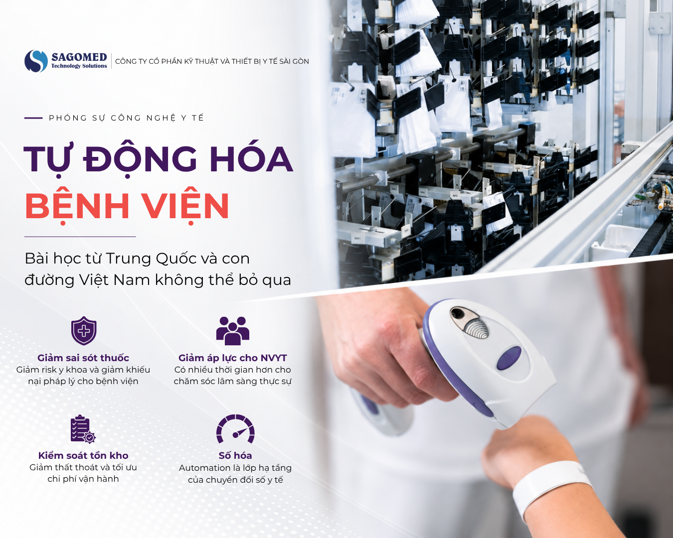 Tự động hóa dược bệnh viện: Vì sao Trung Quốc vẫn đầu tư mạnh dù có lợi thế nhân công giá rẻ?