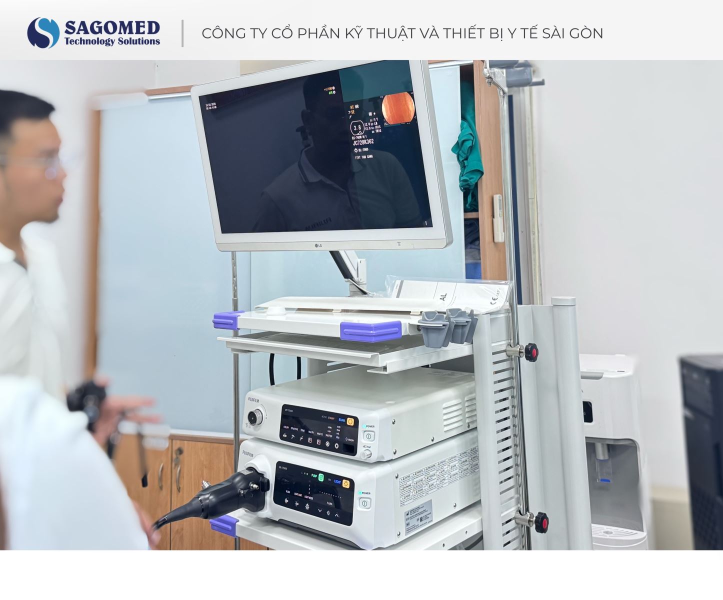 SAGOMED Lắp Đặt Hệ Thống Nội Soi Fujifilm Cho Trung Tâm Y Tế Tân Cảng
