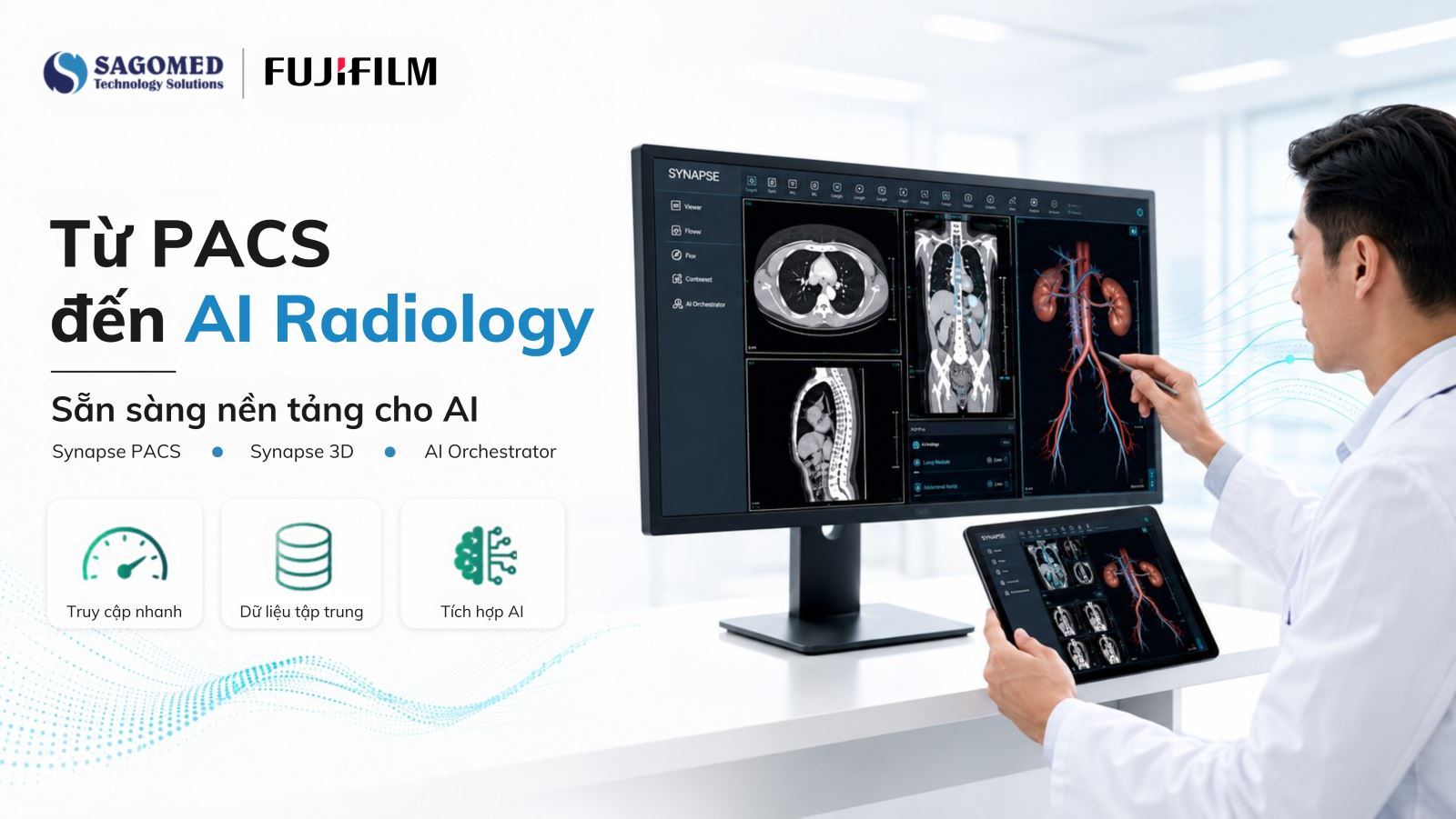 Từ PACS đến AI Radiology: Bệnh viện cần chuẩn bị nền tảng gì để sẵn sàng tích hợp AI?