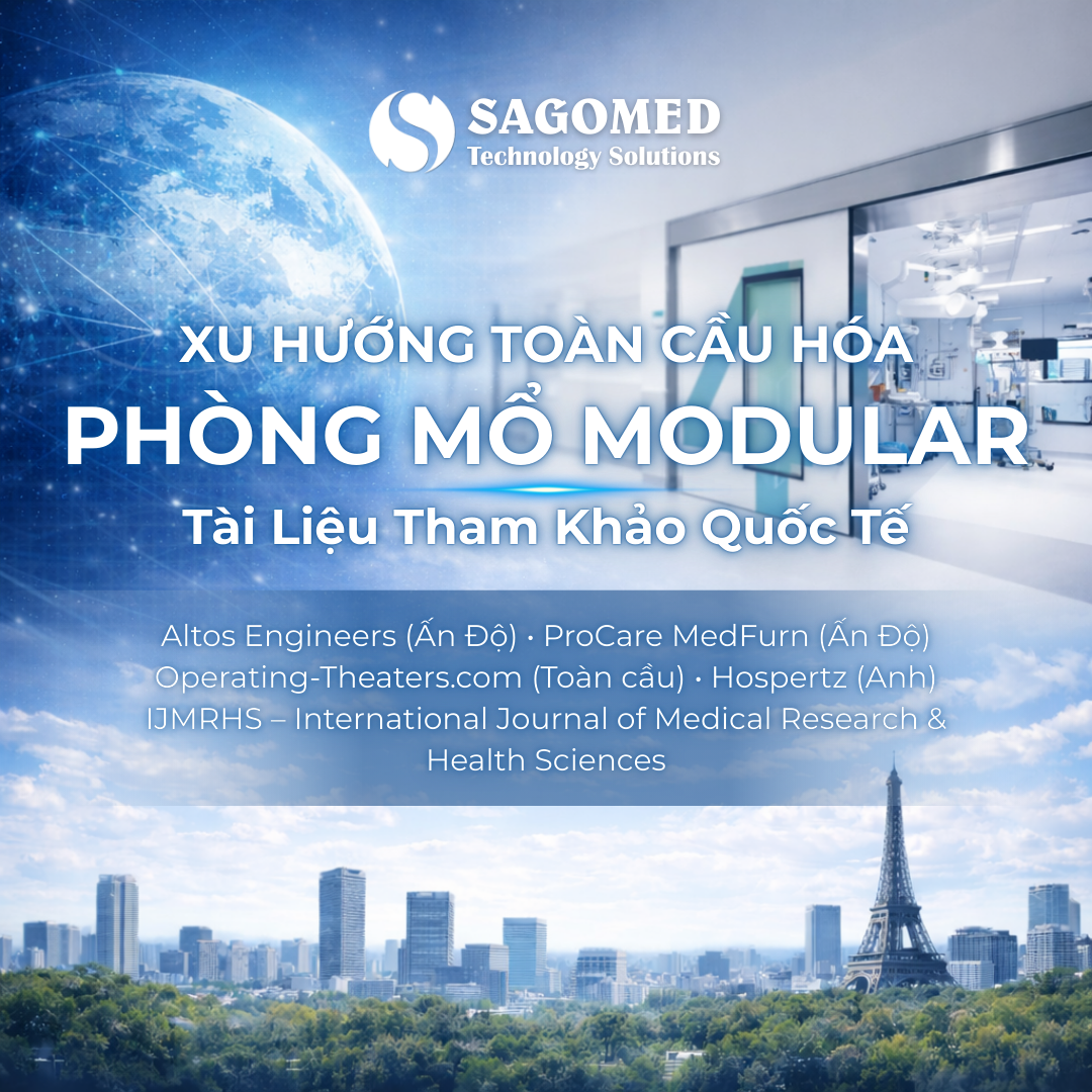 Phòng mổ Modular – Xu hướng thiết kế phòng mổ hiện đại theo tiêu chuẩn quốc tế | SAGOMED