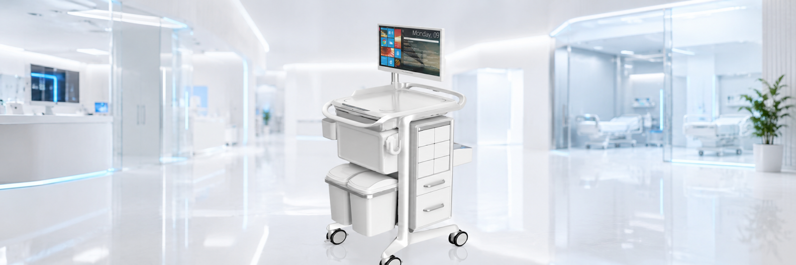 Xe chăm sóc và cấp phát tại giường | Bedside Care & Medication Carts