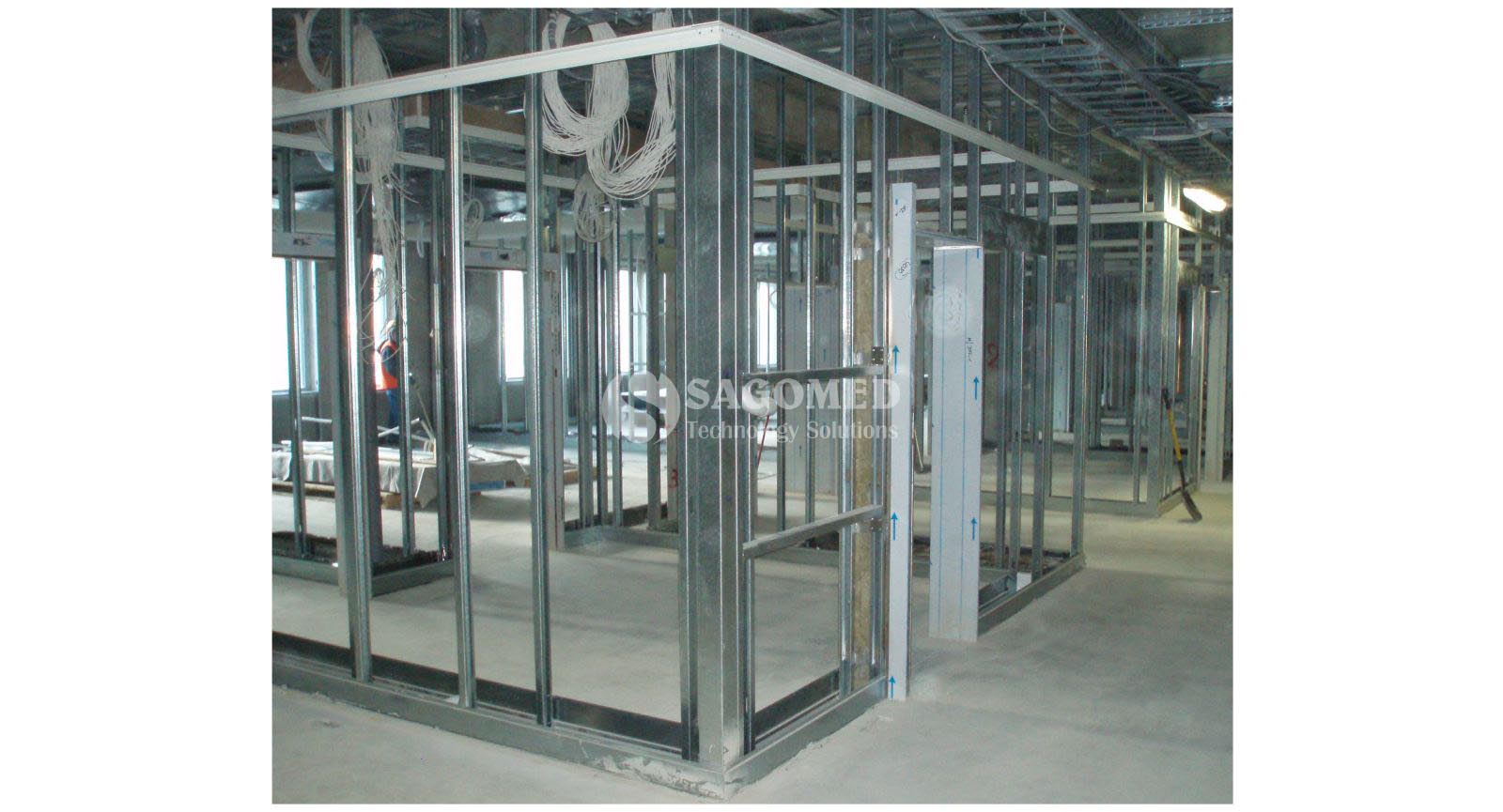 Modular operating room frame system