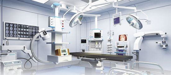 Interior systems modules operating room