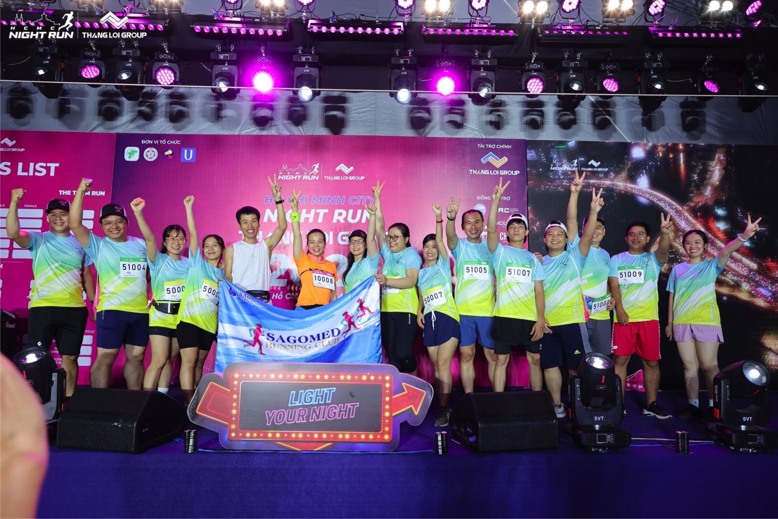 SAGOMED VỚI HỒ CHÍ MINH CITY NIGHT RUN THẮNG LỢI GROUP 2023