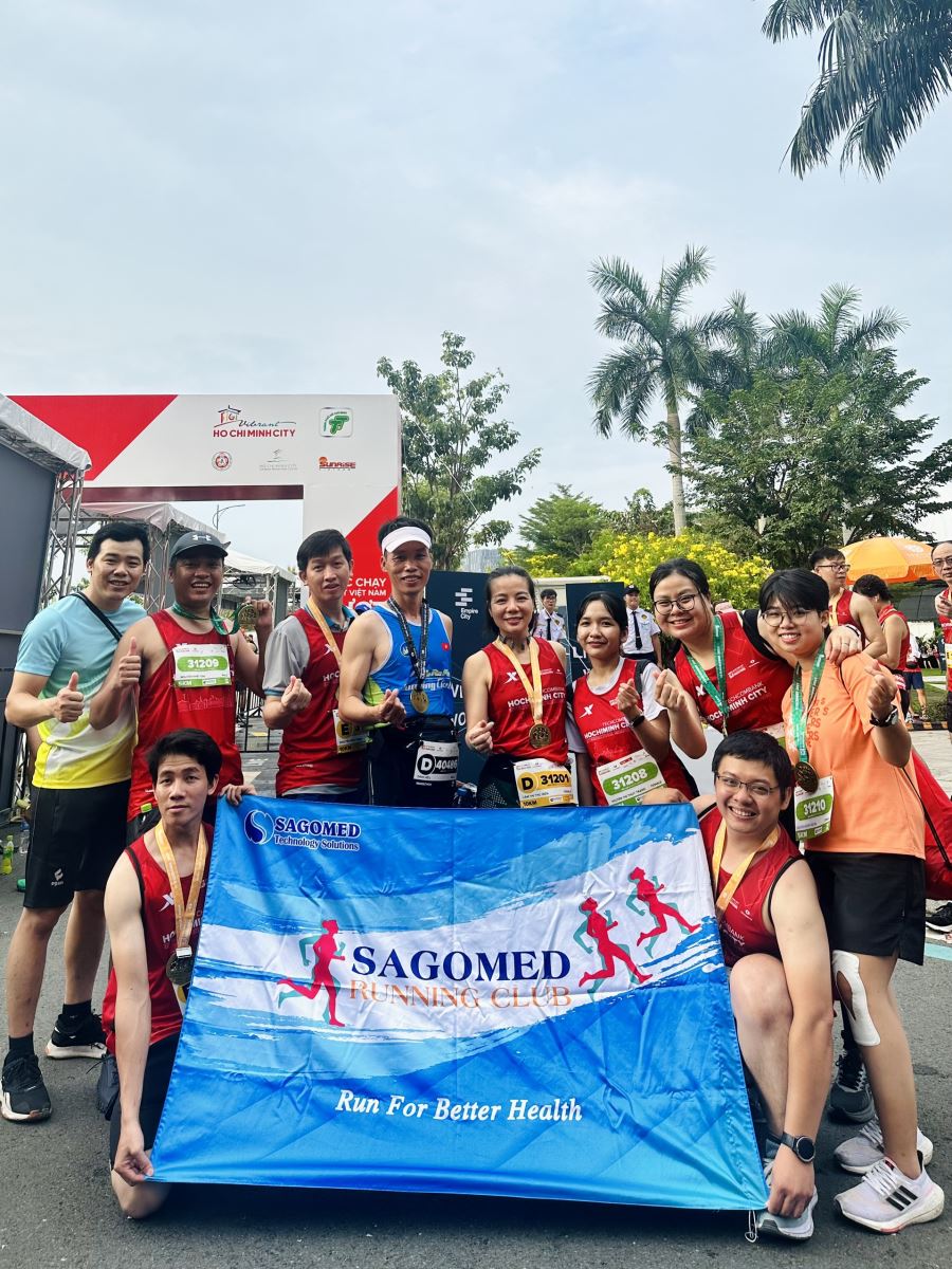 Sagomed tham gia Techcombank Ho Chi Minh City International Marathon 2023 lần thứ 6